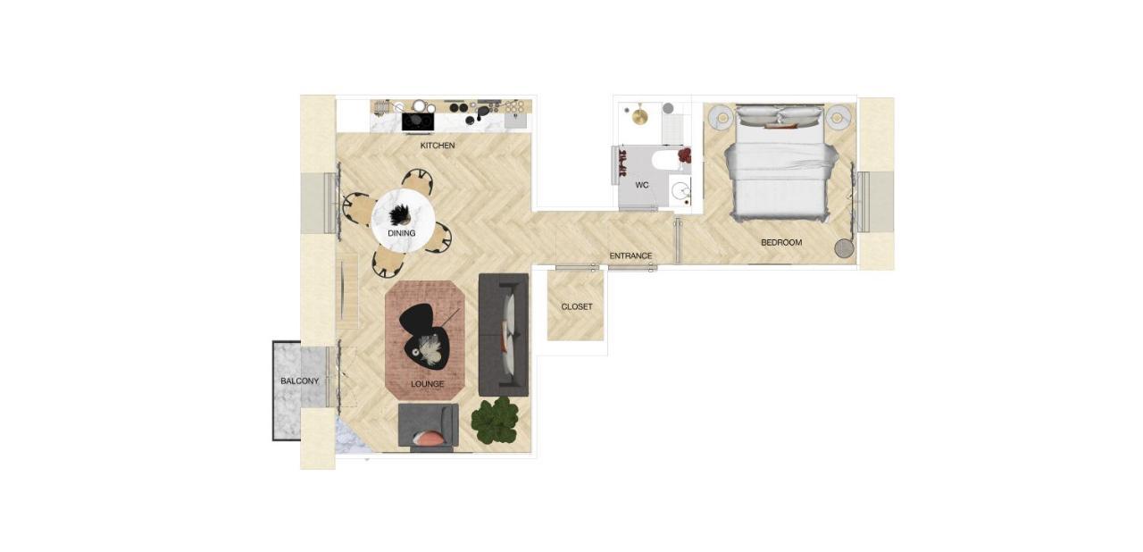 Newly Renovated Apartment With Balcony, Ac, Fiber Internet มอนติคาร์โล ภายนอก รูปภาพ