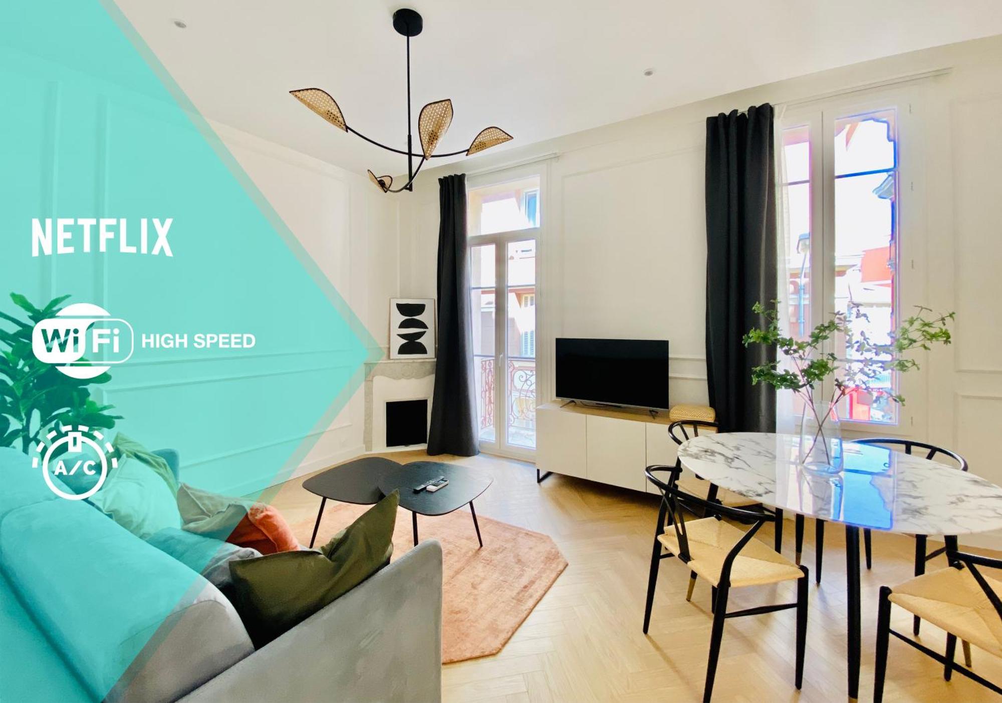 Newly Renovated Apartment With Balcony, Ac, Fiber Internet มอนติคาร์โล ภายนอก รูปภาพ
