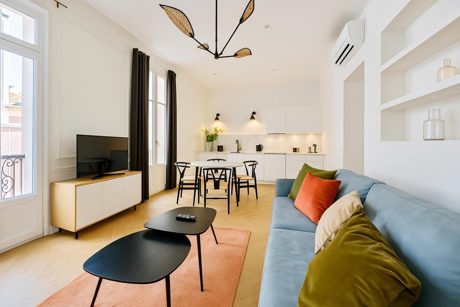 Newly Renovated Apartment With Balcony, Ac, Fiber Internet มอนติคาร์โล ภายนอก รูปภาพ